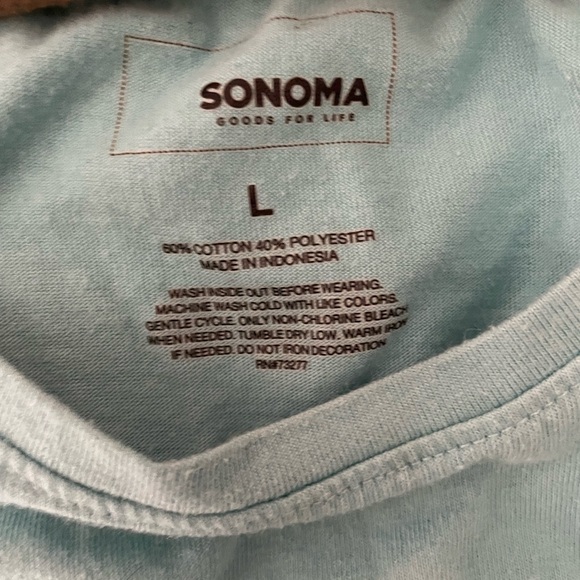 Sonoma Graphic Short Sleeve Graphic Tees, Bundle of 4 Women’s Size Large - Picture 5 of 11